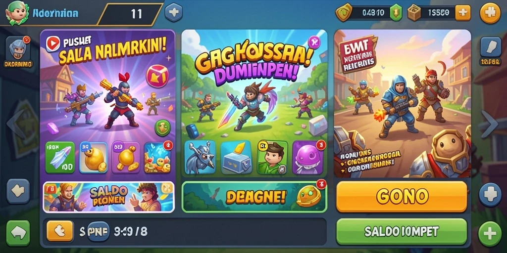 Sistem reward yang menggiurkan bagi pemain.