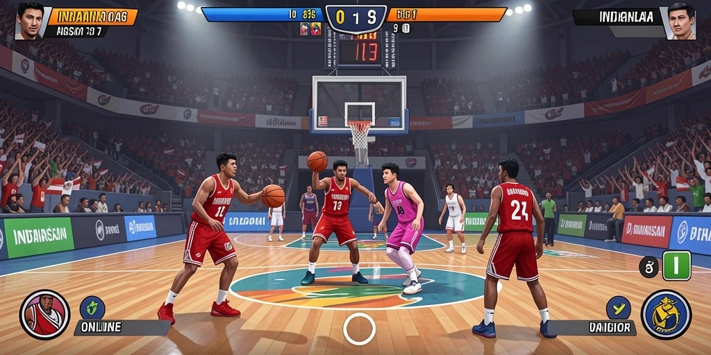 Interaksi multiplayer dengan teman-teman.