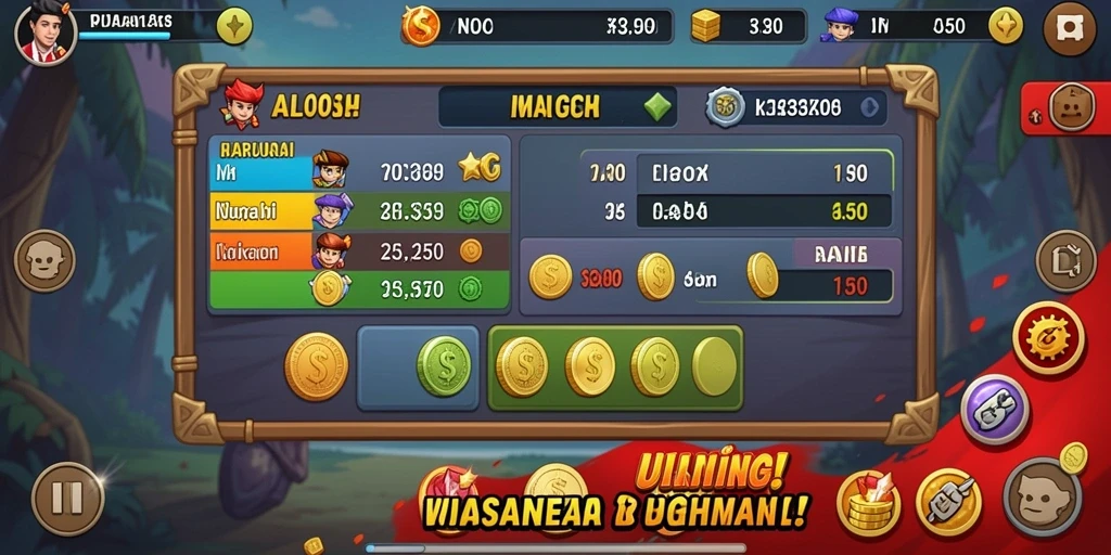 Fitur multiplayer yang memungkinkan bermain bersama teman.