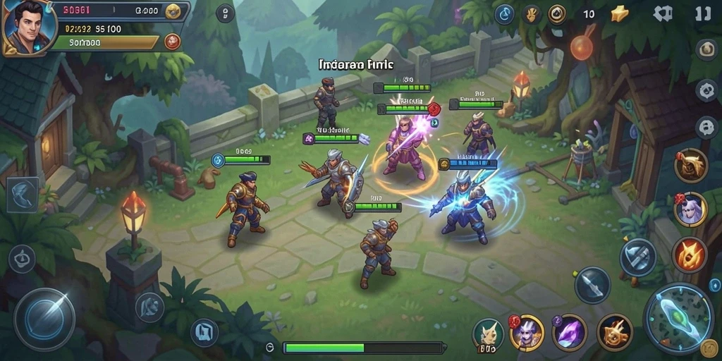 Screenshot dari mode permainan multiplayer yang seru.